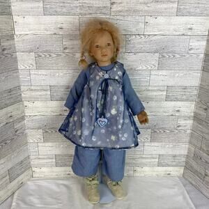 RARE Annette HIMSTEDT TRUDI Doll 22” Limited Edition 2002 Blonde Germany Vinyl